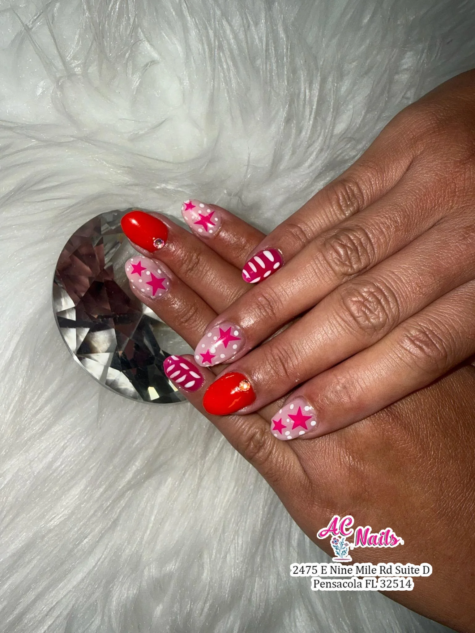 Nail Design August 6 2026 by A C Nails & Spa
